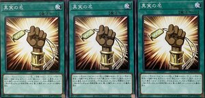 遊戯王 ノーマル 魔法 3枚セット 真実の名 DP24