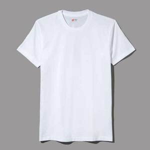 Hanes ヘインズ HM2115G アオラベルクルーネックTシャツ 3枚組 ホワイト Lサイズ 新品