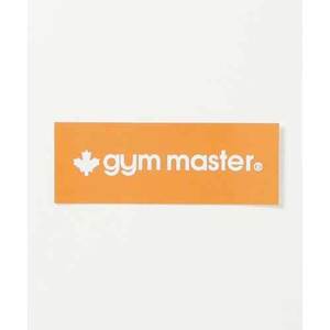 GYM MASTER ジムマスター G699689 ロゴステッカー オレンジ 新品