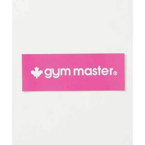 GYM MASTER ジムマスター G699689 ロゴステッカー ピンク 新品