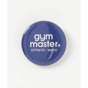 GYM MASTER ジムマスター G699691 ジムマスター缶バッジ 44mm LARGE ブルー 新品