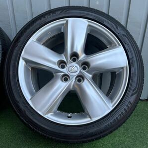 レクサス LS460 LS600純正ホイール/タイヤ19インチ (245/45R19) GOODYEAR グッドイヤー EFFICIENT GRIP 2020年タイヤ  タイヤの深さ 75%の画像2