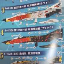 1/144 エフトイズ F-toys F-4 ファントムⅡ ファイナル スペシャル PHANTOMⅡ FINAL SPECIAL 4. F-4EJ改 第302飛行隊 特別塗装機(ブラック)_画像6