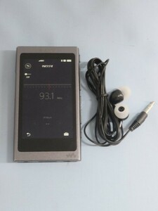 16GB★SONY NW-A35 デジタルオーディオプレーヤー チャコールブラック WALKMAN ソニー ウォークマン イヤホン付き 動作品 92209★！！