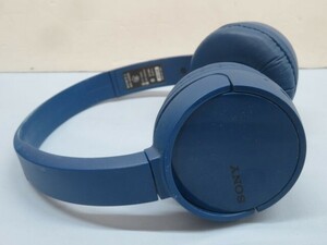 ■SONY WH-CH500 ワイヤレスヘッドホン ブルー ソニー ヘッドフォン USB充電ケーブル付き 動作品 92105■！！