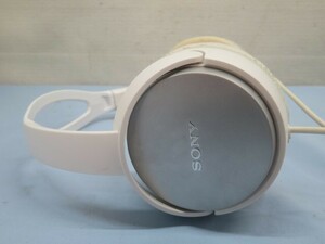 ■SONY MDR-XD150 ヘッドホン ホワイト ソニー 密閉ダイナミック型 ヘッドフォン 動作品 92196■！！