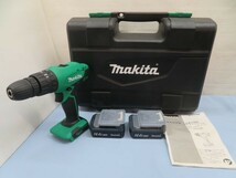 ★Makita M850D 充電式震動ドライバドリル マキタ DIY 工具 14.4V バッテリー/充電器/取扱説明書付き 動作品 92240★！！_画像2