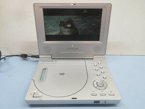 7インチ■DAEWOO DPC-7400 ポータブルDVDプレーヤー アダプター 電源コード付き 動作品 92366■！！