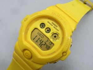 ★CASIO BG-6902 腕時計 イエロー Baby-G クォーツ デジタル カシオ ベビーG 電池交換済み 92449★！！