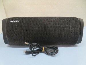 ■SONY SRS-XB43 ワイヤレスポータブルスピーカー ブラック ソニー Bluetoothスピーカー USB充電ケーブル付き 動作品 92599■！！