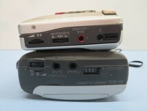 3台セット■SONY/aiwa カセットレコーダー ソニー TCS-100 TCM-40 アイワ JS450 アダプター マイク付き 92689 SA■！！_画像6