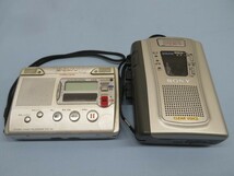 3台セット■SONY/aiwa カセットレコーダー ソニー TCS-100 TCM-40 アイワ JS450 アダプター マイク付き 92689 SA■！！_画像2