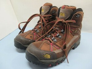 25.5㎝★THE NORTH FACE NF70930 トレッキングブーツ GORE-TEX ブラウン ザ・ノース・フェイス 靴 USED 92644★！！