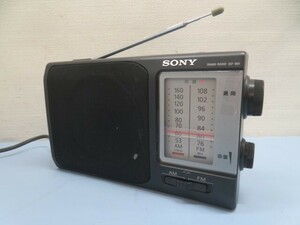 ★SONY ICF-801 FM/AMポータブルラジオ ソニー 電源コード付き 動作品 92741★！！