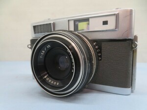 ★MINOLTA Uniomat フィルムカメラ ROKKOR 1:2.8/45 ミノルタ フィルター付き USED 92535★！！