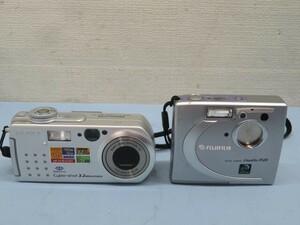 2台セット☆SONY/FUJIFILM ①DSC-P5(320万画素) ②FinePix4500(240万画素) デジタルカメラ ソニー 富士フイルム ジャンク USED 92550☆！！