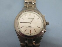 ★SEIKO 5B21-0AC0 腕時計 DOLCE RADIO WAVE CONTROL クォーツ アナログ セイコー ドルチェ 電池交換済み 92771★！！_画像2