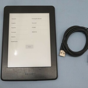 4GB☆Amazon Kindle 電子書籍 Kindle Paperwhite(第7世代) USB充電ケーブル付き アマゾン キンドル USED 92960☆！！の画像1