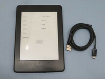 4GB☆Amazon Kindle 電子書籍 Kindle Paperwhite(第7世代) USB充電ケーブル付き アマゾン キンドル USED 92960☆！！_画像1