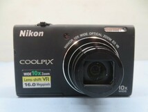 1600万画素☆Nikon COOLPIX S6200 デジタルカメラ ブラック ニコン クールピクス 動作品 92957☆！！_画像3