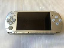 ☆動作確認済み　PSP-3000 プレイステーションポータブル PS ミスティックシルバー 本体のみ Playstation Portable PSP SONY 送料無料★_画像1