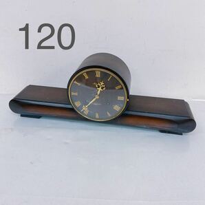 3B020 Aichi 愛知時計 置き時計 昭和レトロ 手巻き ゼンマイ式 アンティーク 30DAY の画像1
