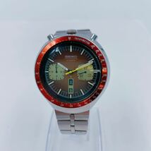 2Ｅ083 SEIKO セイコー 腕時計 6138-0040 スポーツ 5 スピードタイマー 茶馬 自動巻き サイズ写真にて 通電動作確認済_画像2