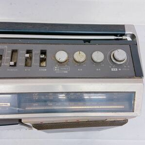 3H023 SHARP シャープ ラジカセ 5P-R3U ラジオ カセット 白黒テレビ受信機 オーディオ機器 の画像5