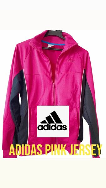 美品！アディダスピンクジャージ 長袖 adidas