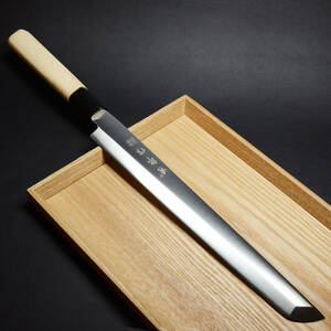 【新品】先丸柳刃包丁 9寸 270mm ステンレス鋼 料理包丁 刺身包丁 和包丁