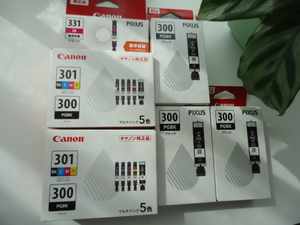 Canon キヤノン純正品 ★BCI-301+300 5色/BCI-300 PGBK/BCI-331 M☆新品合計6箱セット 訳あり 