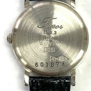 Tresor プラチナ1/10oz メイプルリーフコイン入り 腕時計 レディース 美品の画像4