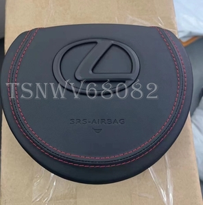 * free shipping Lexus latter term CT NX GS-F air bag cover IS RC RC-F black . stitch leather steering gear air bag cover 