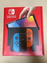 新品未開封 有機ELモデル Nintendo Switch (有機ELモデル) Joy-Con(L) ネオンブルー/(R) ネオンレッド HEG-S-KABAA 4902370548501 未使用品_画像1