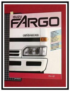 p5668『旧車カタログ』いすゞ自動車/ISUZU『ファーゴ/FARGO/2WD,4WD/ワゴン/ロングバン/他』S62年/8p