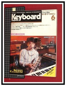 p5992『キーボードマガジン S57 no.47』表紙&本文:坂本龍一,インタビュー/YMO体操,細野晴臣/エア・サプライ/井上鑑/クイーン/他