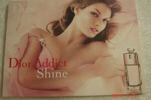 ディオール(DiorAddict　Shine)香水テスター１枚￥１５０紙製・エット