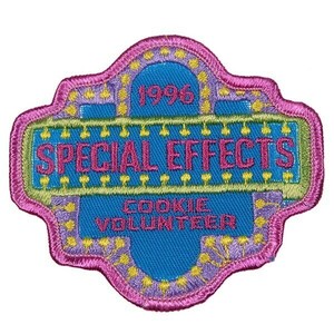 PI19 SPECIAL EFFECTS COOKIE VOLUNTEER 1996 ワッペン パッチ ロゴ エンブレム 米国 アメリカ USA 輸入雑貨
