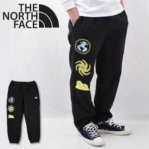 送料込 MEN'S HALF DOME SWEATPANT メンズ ハーフドーム スウェットパンツ グラフィックプリント 裏起毛 NF0A7UOD XXL 大きいサイズ