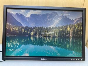 HY0601 DELL デル E207WFPc モニター ブラック 20.1型 液晶ディスプレイ 非光沢 PC 業務用 OA機器 在宅 パソコン スタンド欠品