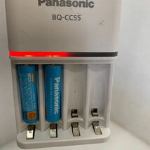 QW3617 0Panasonic パナソニック BQ-CC55 単3 単4 急速充電器 エネループ エボルタ 本体のみ　0301_画像3