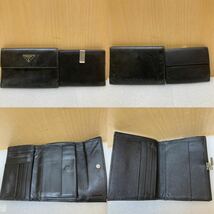 YK4644 ブランド財布まとめ売り20点　Dior／YSL／COACH／PRADA／dunhill／Burberrys／他　ウォレット 現状品　0707_画像4