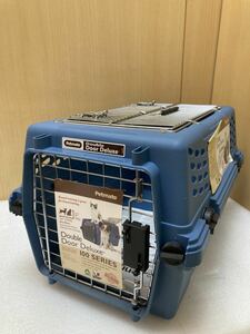 HY0707 未使用保管品　Petmate DOUBLE DOOR DELUXE ペットケージ　猫　犬　高さ約27.5cm 幅約48＊32.5cm 現状品　0330