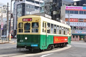 デジ画像２コマ　長崎電気軌道の旧車　２００形(201・202形)と２１１形