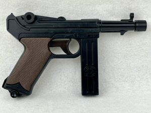 昭和 レトロ ミニ ウージー サブマシンガン 銀玉鉄砲 MINI UZI 当時物 新品 未使用品 駄菓子屋