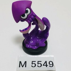 M5549 ●中古 ※塗装ムラあり 即決●amiibo イカ ネオンパープル (アミーボ スプラトゥーン 紫) ●Splatoon / Squid - Neon Purple