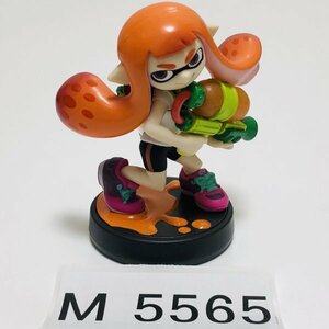 M5565 ●中古 美品 即決●amiibo ガール (アミーボ スプラトゥーン オレンジ イカガール) ●Splatoon / Inkling Girl