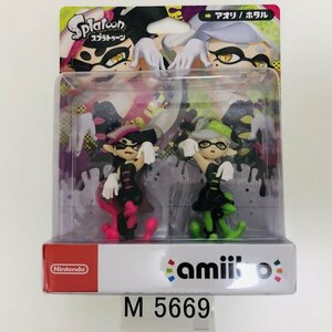 M5669 ●新品 未開封 即決●amiibo アオリ ホタル / シオカラーズ セット(アミーボ スプラトゥーン●Splatoon / Callie & Marie 2-Pack