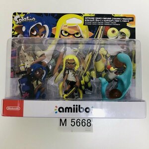 M5668 ●新品 未開封 即決●amiibo トリプルセット インクリング イエロー・オクトリング ブルー・コジャケ●アミーボ スプラトゥーン3