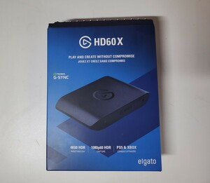 Elgato Game Capture HD60 X 　エルガト　外付けキャプチャカード ブラック 4K30 / 1080p60 HDR10 画質 / PS5 PS